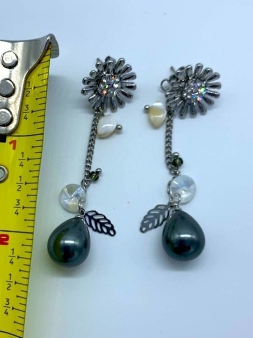 Enamel Owl Necklace, Three Owls on a Branch